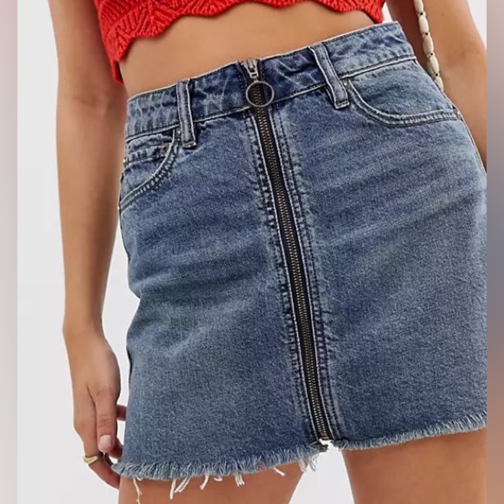 We the free jean skirt